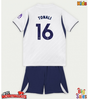 Tottenham Hotspur Sandro Tonali #16 Replica Home Stadium Kit for Kids 2026-27 Short Sleeve (+ pants)